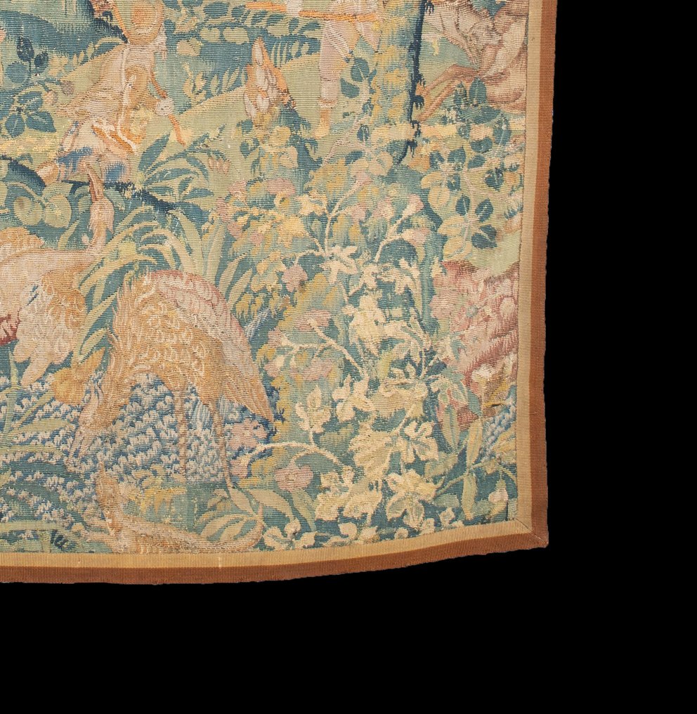 Audenarde - Arazzo  - 1.34 m - 1.28 m - Caccia e aironi #4.3