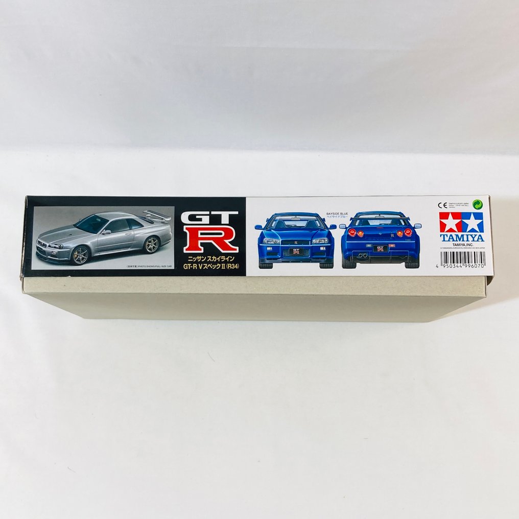 Tamiya 1:24 - Modell-kit (2) - Nissan Skyline GT-R V-spec II (R34) - 24258 Vintage 2002, 1/24 SKALA SKYLINE GT-R (R34) NISMO DELAR FÖR STYLING #4.3