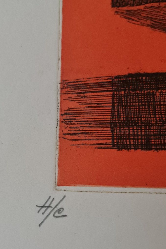 Pablo Serrano (1908-1985) - Pan partido - Grabado H/C #1.0