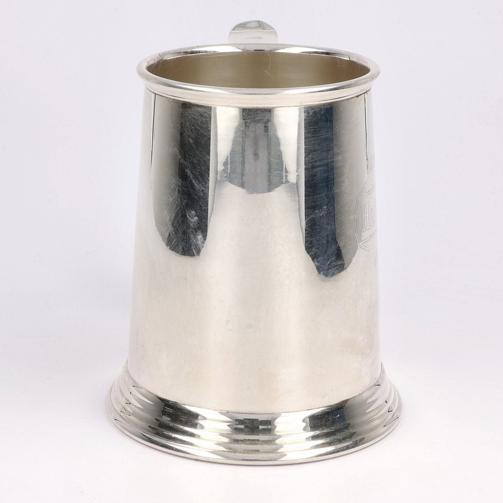 NO RESERVE - Reed & Barton - HEINEKEN - Halbe de bere - Placat cu argint #1.0