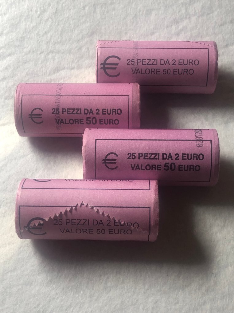 Włochy. 2 Euro 2012/2020 (100 monete) in 4 rotolini #2.1