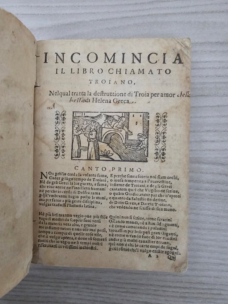 Domenico Imberti - Troiano. Il qual tratta la destruttione de Troia - 1615 #1.0