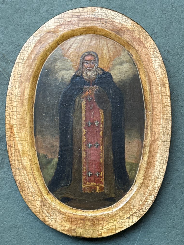 Ikon - Saint Sergius of Radonesh (?) - Tre #1.0
