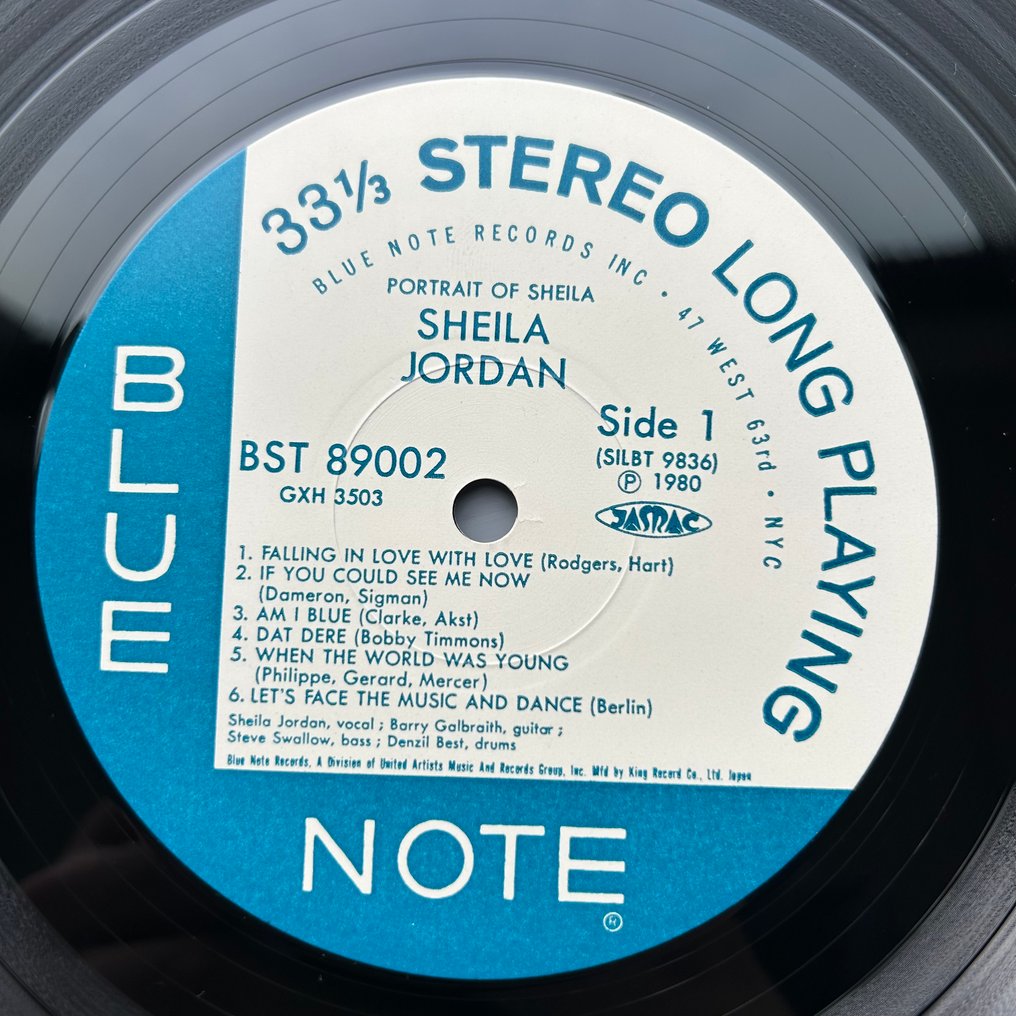 Sheila Jordan - Portrait Of Sheila (SIGNED by S. Jordan!!) - Yksittäinen vinyylilevy - 1980 #4.3