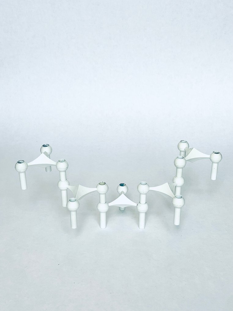 Fritz Nagel (BMF) - Ceasar Stoffi - Κηροπήγιο (5) - Λευκό μέταλλο - Μονάδες της Εποχής του Διαστήματος #4.3