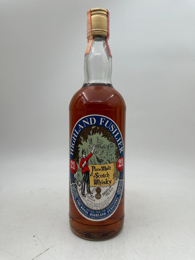 Highland Fusilier 21 years old Tercentenary - Gordon & MacPhail - b. 1978 - 75.7cl #1.0