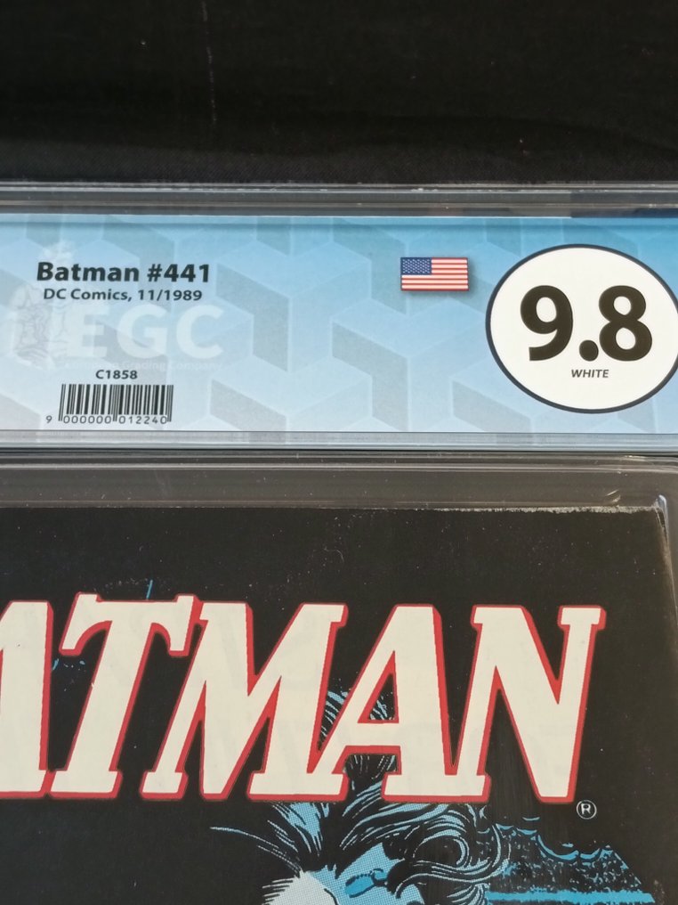 Batman #441 - EGC 9.8 - A Lonely Place of Dying, part 3: Parallel Lines! - 1 Graded comic - First edition - 1989 #1.0