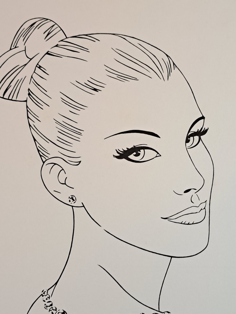 Zaniboni, Sergio - 1 Original drawing - Eva Kant: Lo Sguardo - 2013 #1.0