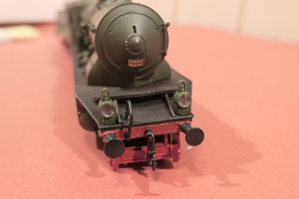 Roco H0 - 43216 - Ατμομηχανή με όχημα μεταφοράς (1) - Schlepptenderlok Baureihe C 202, πράσινο - K.W.St.E. #4.3