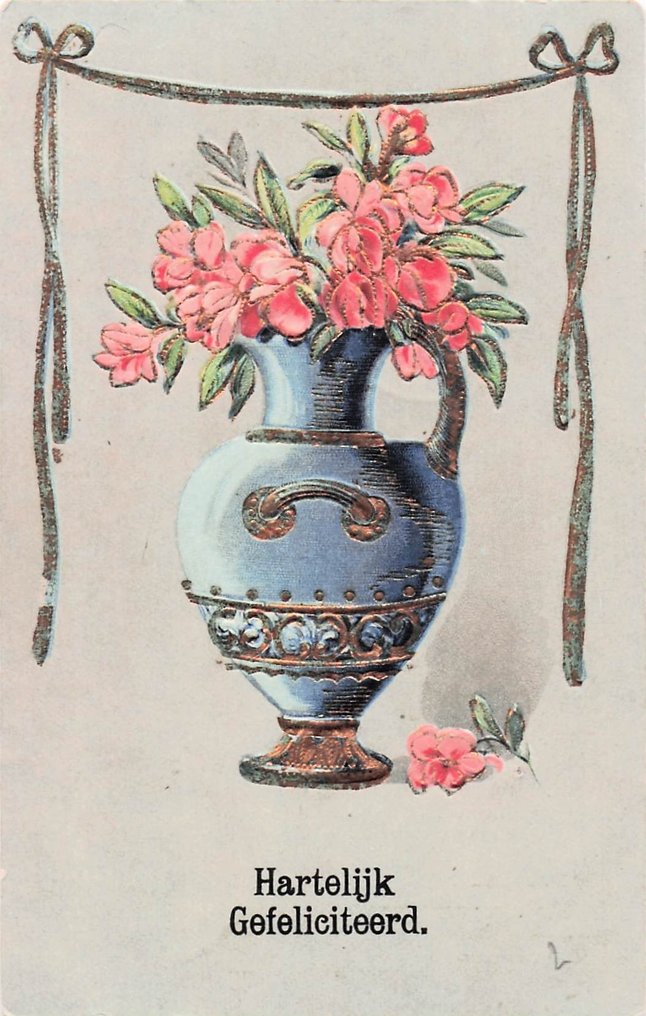 Fantasy cards decorated with gold and a significant amount with embossing or relief. - Postcard (125) - 1910-1950 #3.2