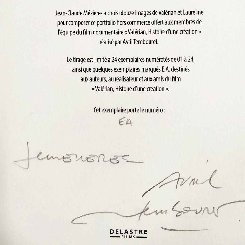 Mézières, Jean-Claude - 1 Χαρτοφυλάκιο - Valerian et Laureline - Histoire d'une création - 2020 #3.2