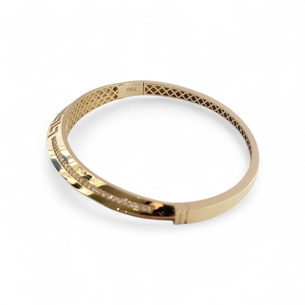 Βραχιόλι - 18 καράτια Κίτρινο χρυσό - 1.19ct. tw. Διαμάντι (Φυσικό) - Κατασκευασμένο στην Ιταλία #3.2