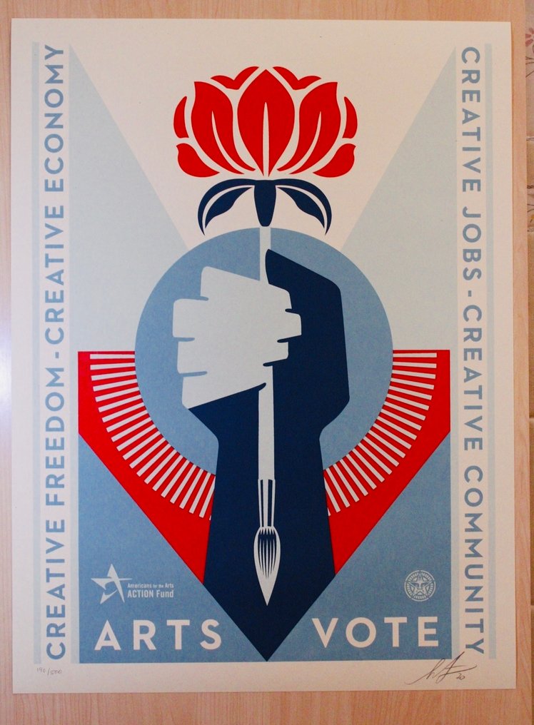 Shepard Fairey (OBEY) (1970) - ARTS VOTE #1.0