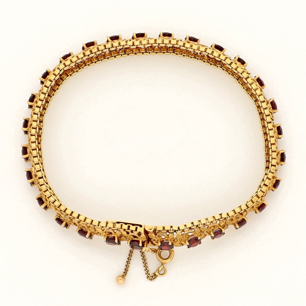Bracelet - 14 carats Or jaune - grenade #2.1