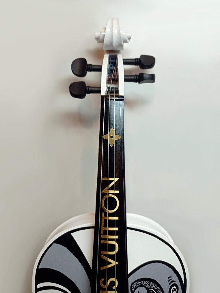 ELBé - Violon en bois 4/4 customisé à la main #4.3