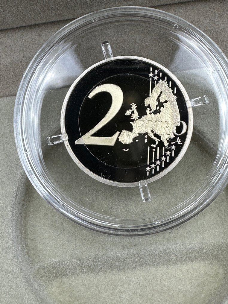 法国. 2 Euro 2015 "30 Jaar Europese Vlag" Proof #2.1