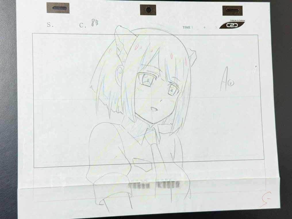 Studio C2C - Disegno originale di animazione - Shachibato! President, It's Time for Battle! - 2020 #1.0