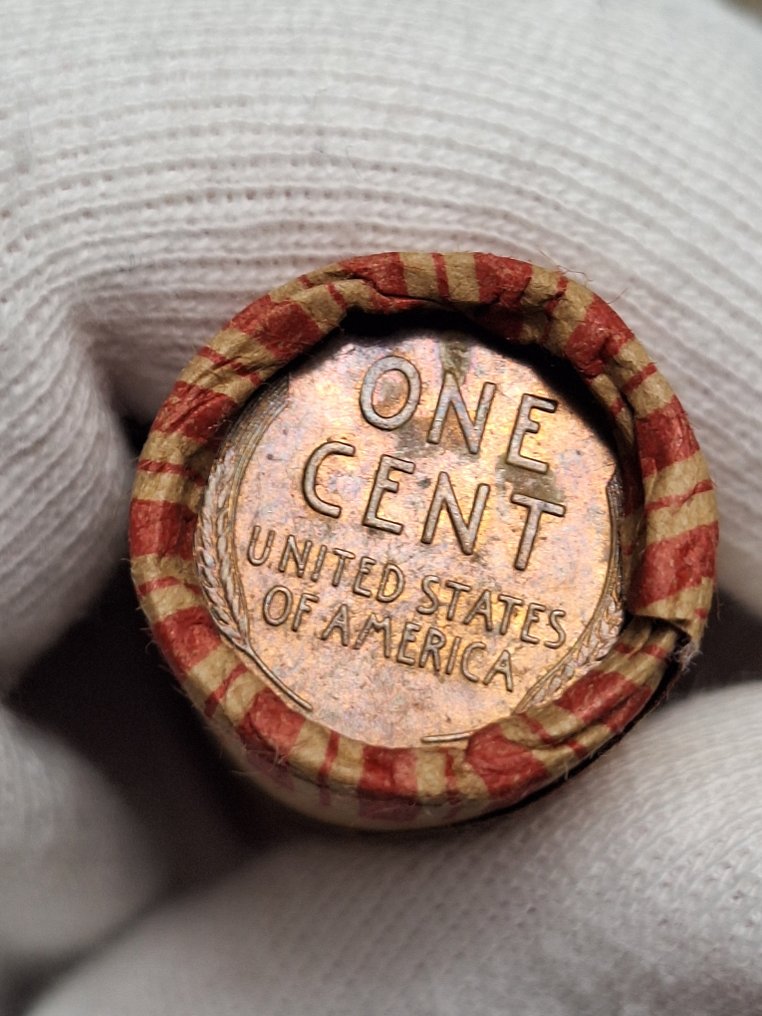 USA. 1 rol containing Indian Head 1895 on one end/Wheat Cent on the other end (Ohne mindestpreis) #1.0