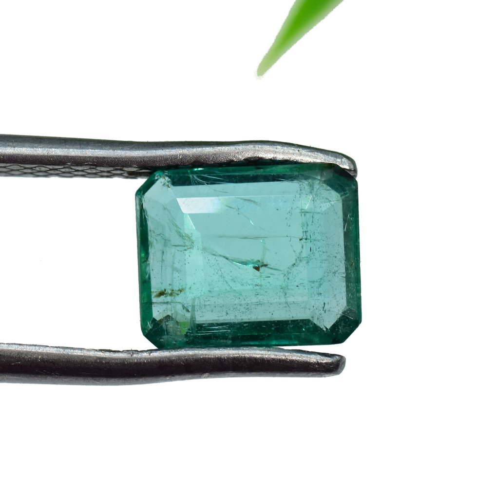 Zonder minimumprijs - 1 pcs Groen Smaragd - 2.08 ct - Antwerp Laboratory for Gemstone Testing (ALGT) - Zonder reserveprijs #4.3