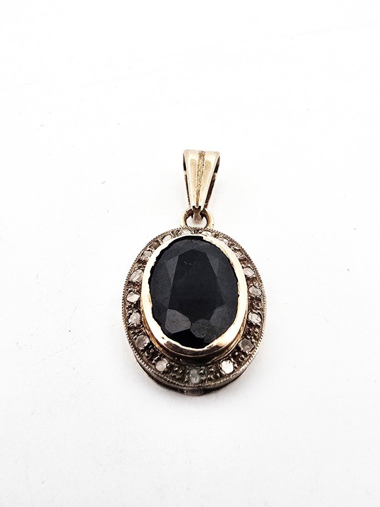 Ei pohjahintaa - Riipus - 14 kt. Keltakulta - 4.05ct. tw. Timantti (Luonnollinen) #1.0