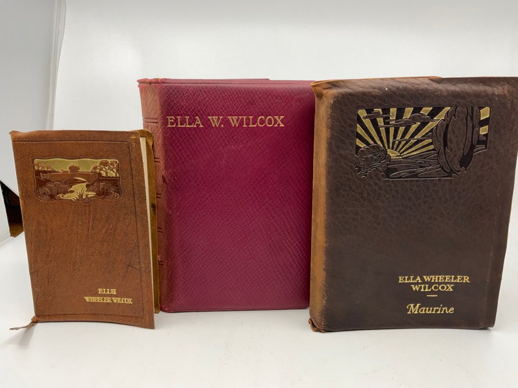 Ella Wheeler Wilcox - Three Ella Wheeler Wilcox poetry collections in fine binding - 1920-1925 #1.0