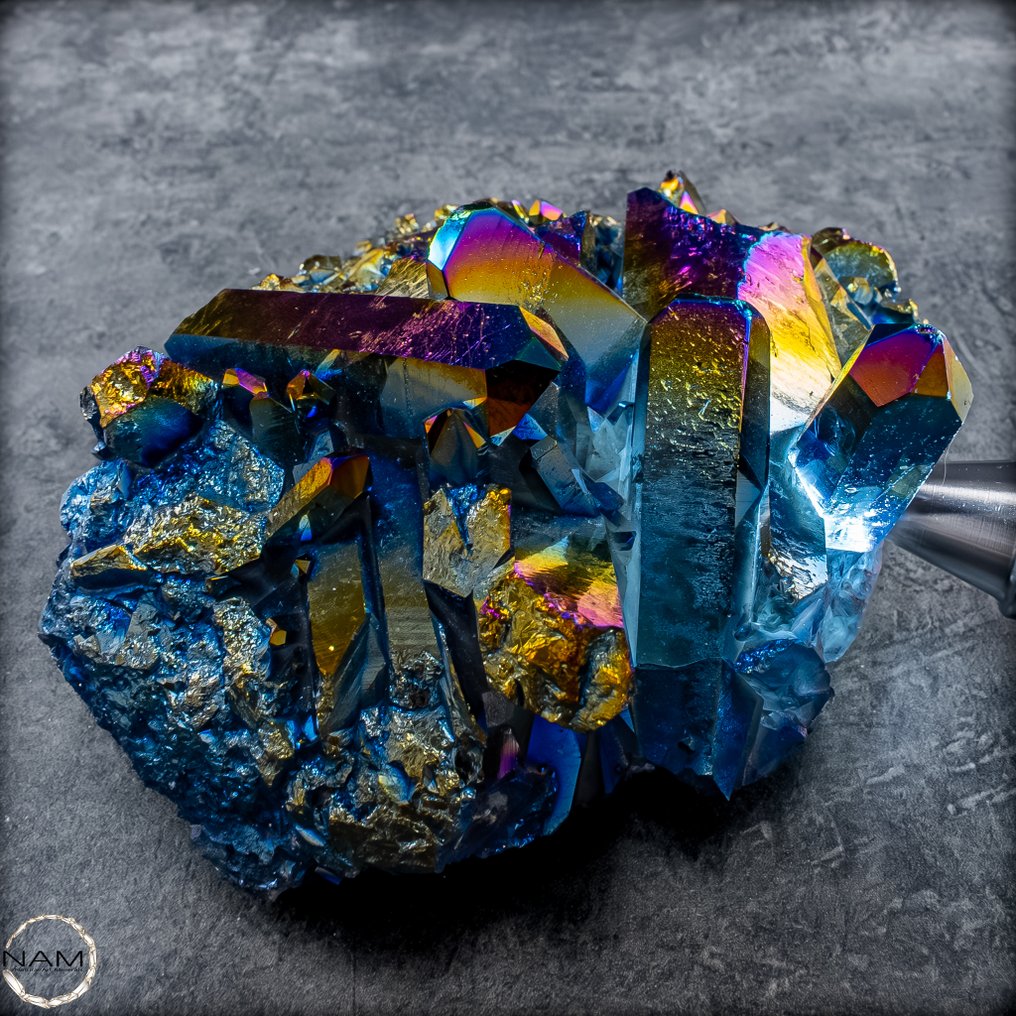 Rare, beautiful Aura Amethyst Geode- 702.48 g #3.2