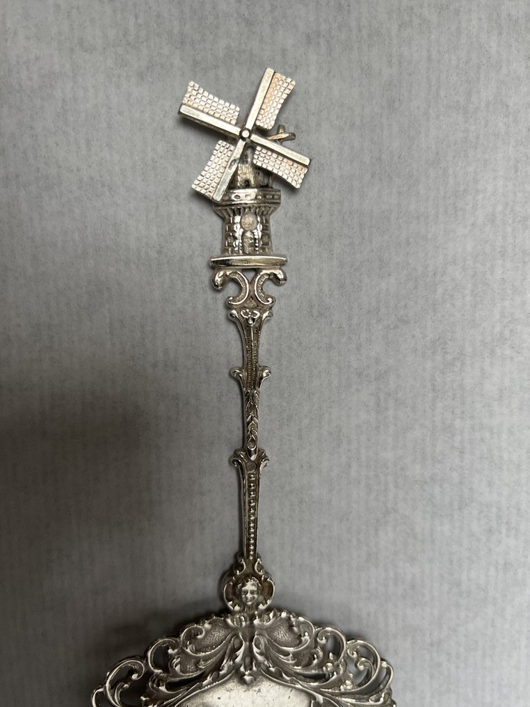 Mogelijk Hooykaas - Serveur de gâteaux - Argent 833 - 1920-1930 - Taartschep #2.1