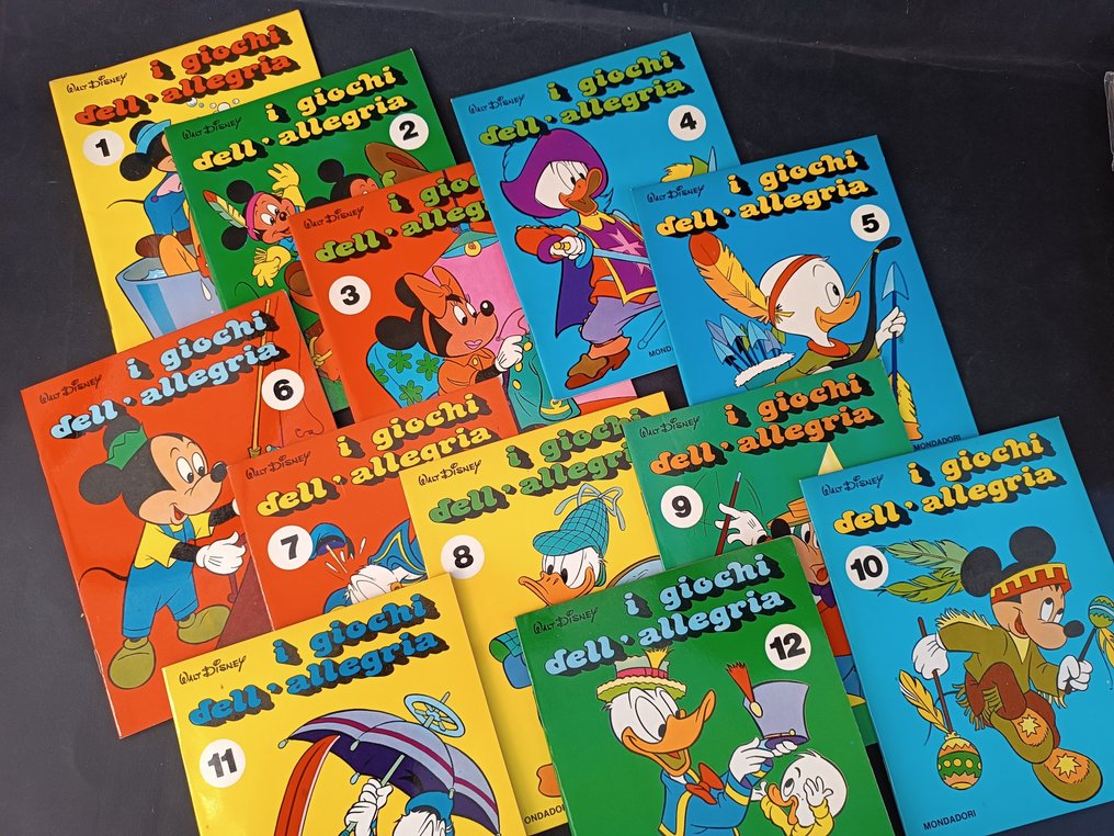 Topolino - I giochi dell'allegria completa - 12 Comic collection #1.0
