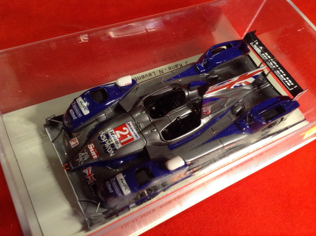 Spark 1:43 - Modellino di auto da corsa - HPD A5X 03a-Honda LMP1 "Inspiron" Strakka Racing GB 30° Le Mans 2012 #21 Kane/Leventis/Watts - very good quality - hard to find today #1.0