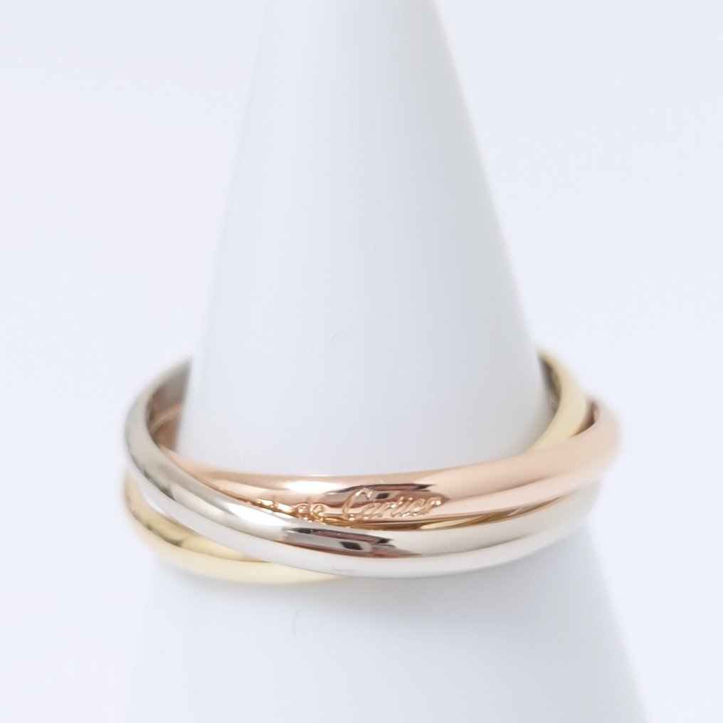 χωρίς τιμή ασφαλείας - Cartier - Δαχτυλίδι - Trinity - 18 καράτια Κίτρινο χρυσό, Ροζ χρυσό, Λευκός χρυσός #1.0