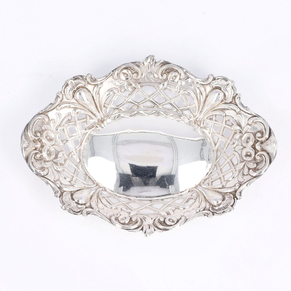 NO RESERVE - Wilhelm Binder - 糖果篮 - .925 银 #3.2