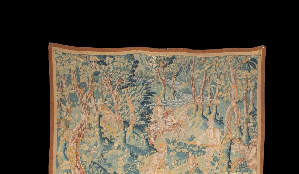 Audenarde - Arazzo  - 1.34 m - 1.28 m - Caccia e aironi #1.0