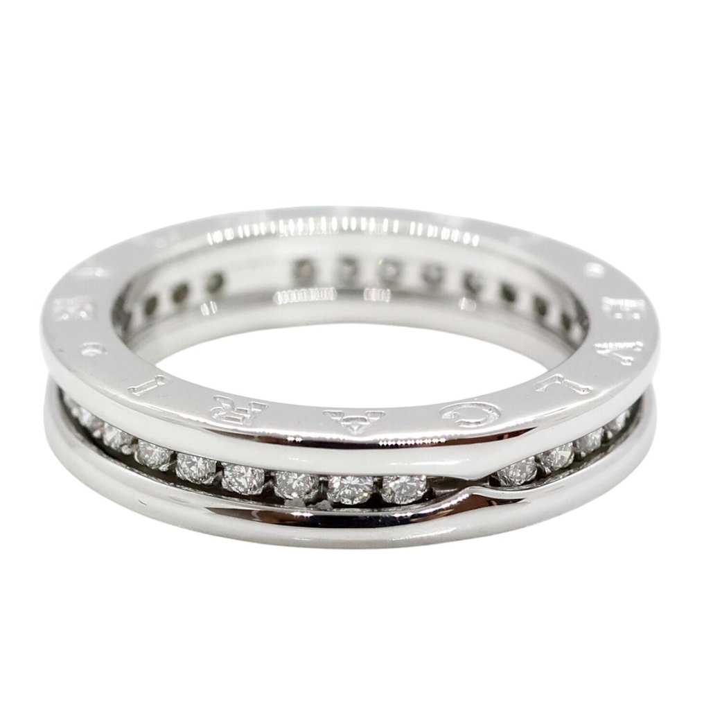 Bvlgari - 戒指 - B.zero 1 - 18 克拉 白金 - pavé diamonds #4.3