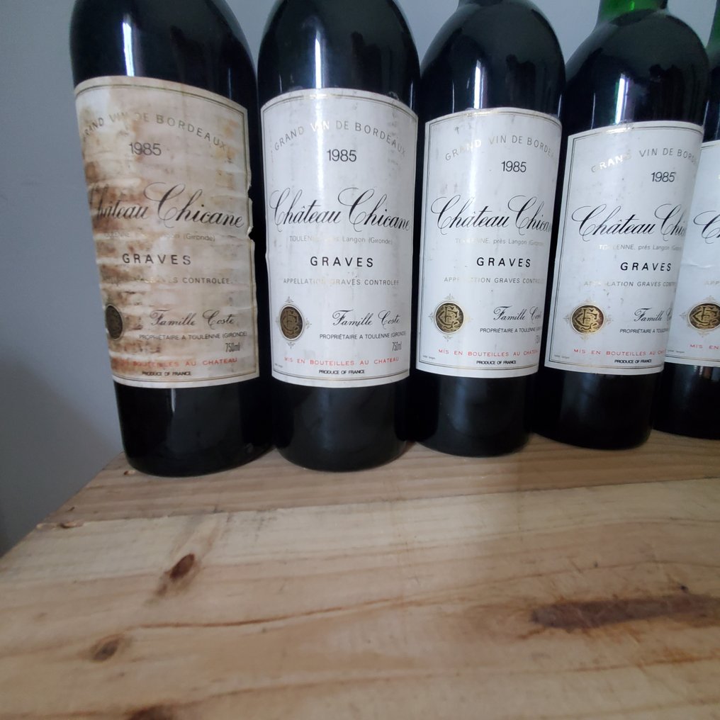 1985 Château Chicane - Graves - 6 Bottles (0.75L) #1.0