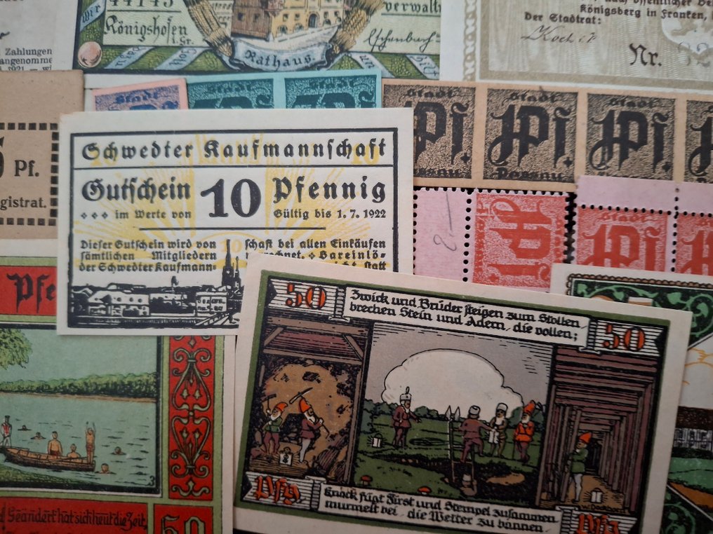 Γερμανία. - 94 Notgeldscheine - 1917/1920's (χωρίς τιμή ασφαλείας) #2.1