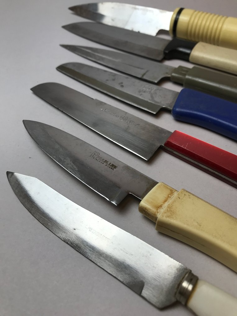 Μαχαίρι κουζίνας - Χάλυβας, Ξύλο - Ιαπωνία - Σετ 7 μαχαιριών #1.0