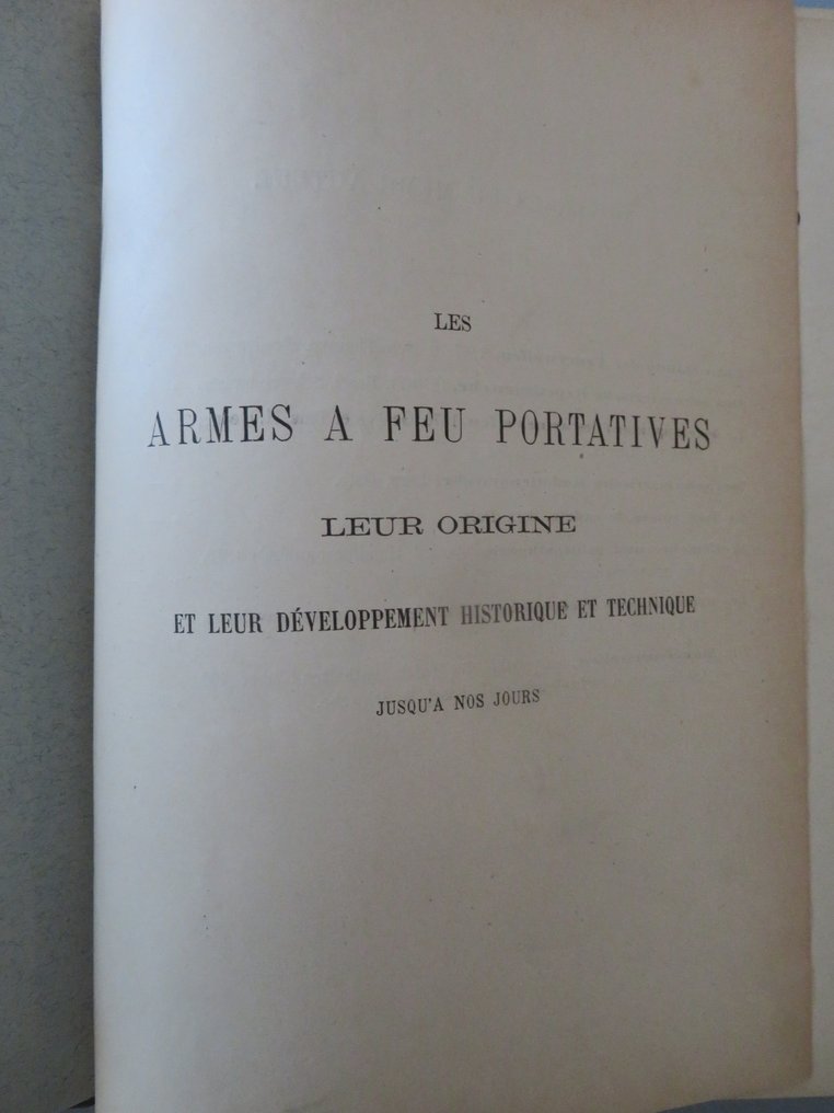 Rodolphe Schmidt - Armes a feu portatives 58 planches couleur / 400 dessins - 1877 #4.3