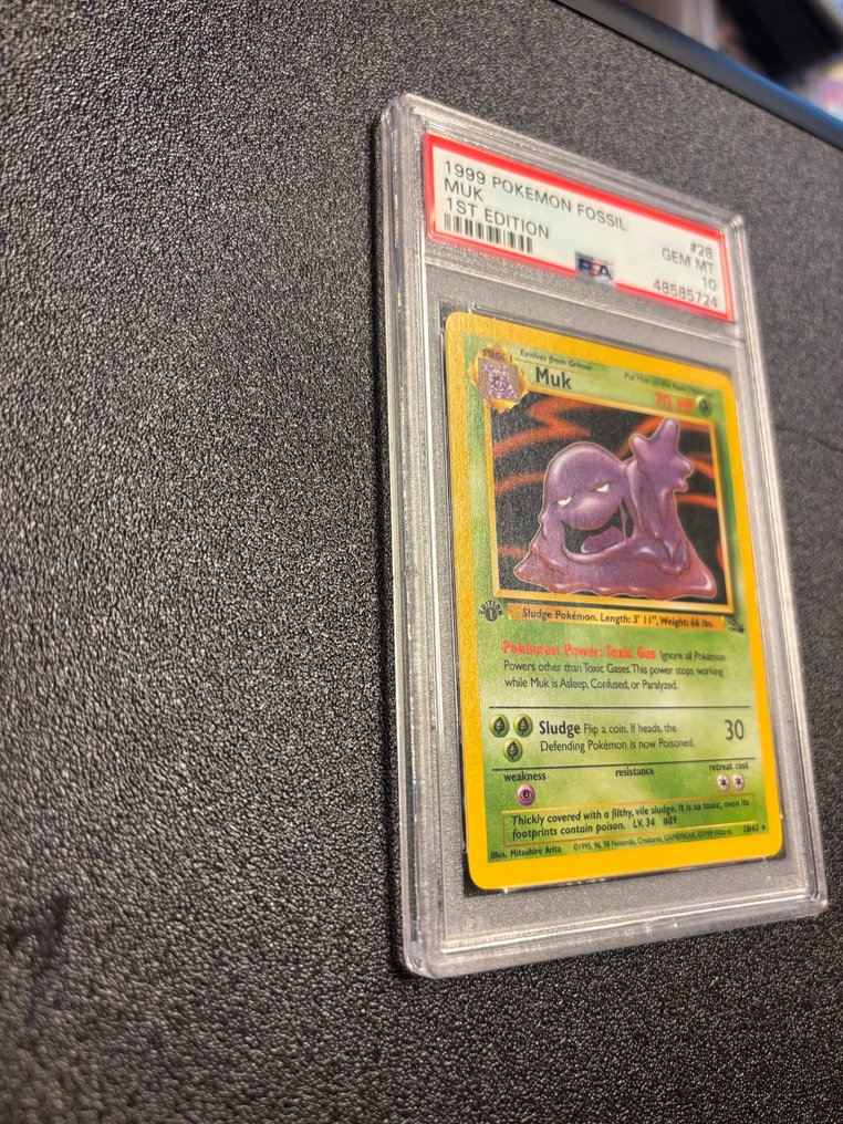 Pokémon - 1 Graded card - Muk #28 Πρώτη έκδοση - PSA 10 - WOTC - Fossil #2.1