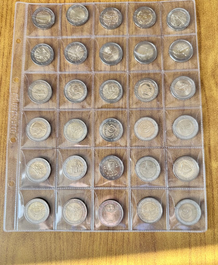 Europa. 2 Euro Various Years (30 monete) (Zonder minimumprijs) #1.0
