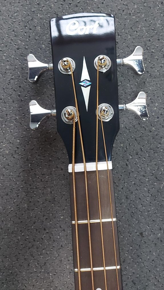 Cort - SJB5F-BKG2 - - 4-string acoustic bass guitar #1.0