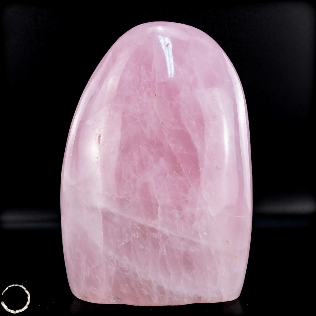 Intense Color Natural Roses Quartz from Brazil Freeform- 1362.25 g #1.0