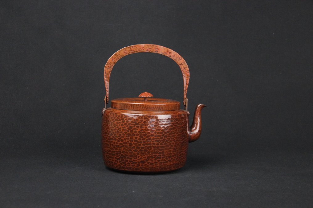 Copper Kettle – Finitura Hido, con confezione - Rame - Onishi Seiko - Giappone - 21° secolo #3.2