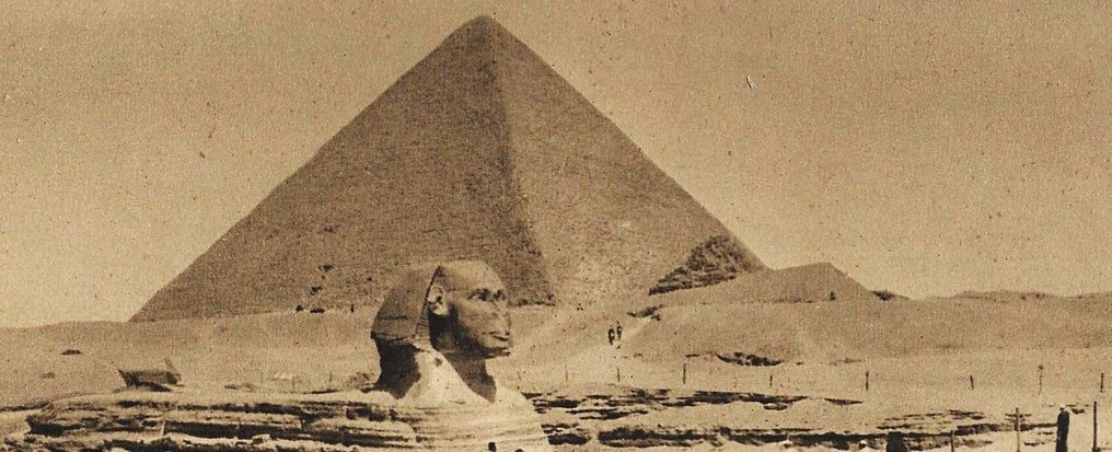 Lenhert & Landrock - Cairo : La Sfinge e la piramide di Kheops #3.2