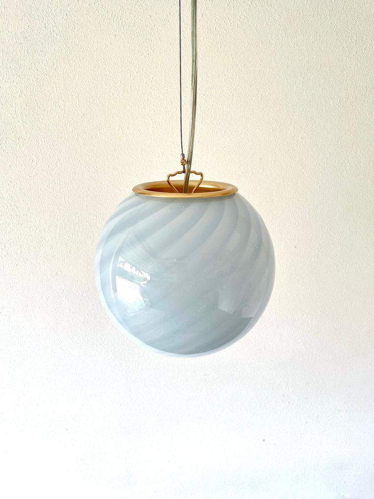 MIMU interior - Csillár - Cloud Blue Swirl - Vetro Murano #2.1