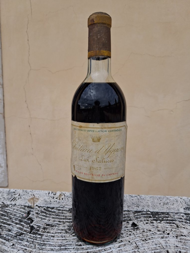 1962 Château d'Yquem - Burdeos 1er Cru Supérieur - 1 Botella (0,75 L) #1.0