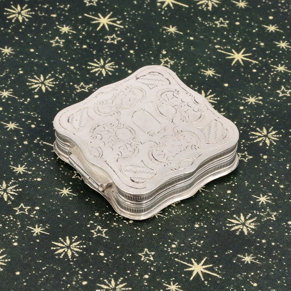 G.F. van Geelen (1856) - NO RESERVE - Peppermint box - .833 silver #1.0