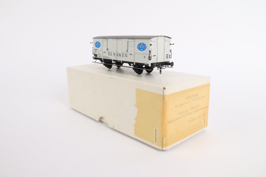 Philotrain H0 - 28-Kit - Model wagonu towarowego (1) - Mosiądz CHPW Fyffes Bananenwagen - NS #2.1