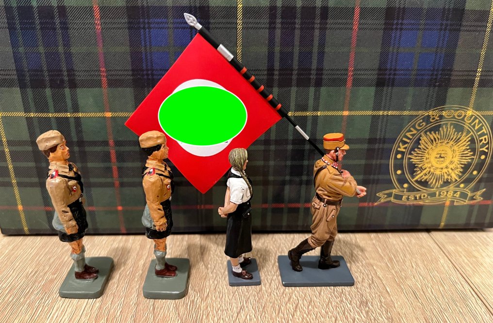 King & Country - Toy soldier Retired - LAH236 + SA002 + (Lineol Germany - Jugend x2) - 1930-1940 - 中国 #1.0