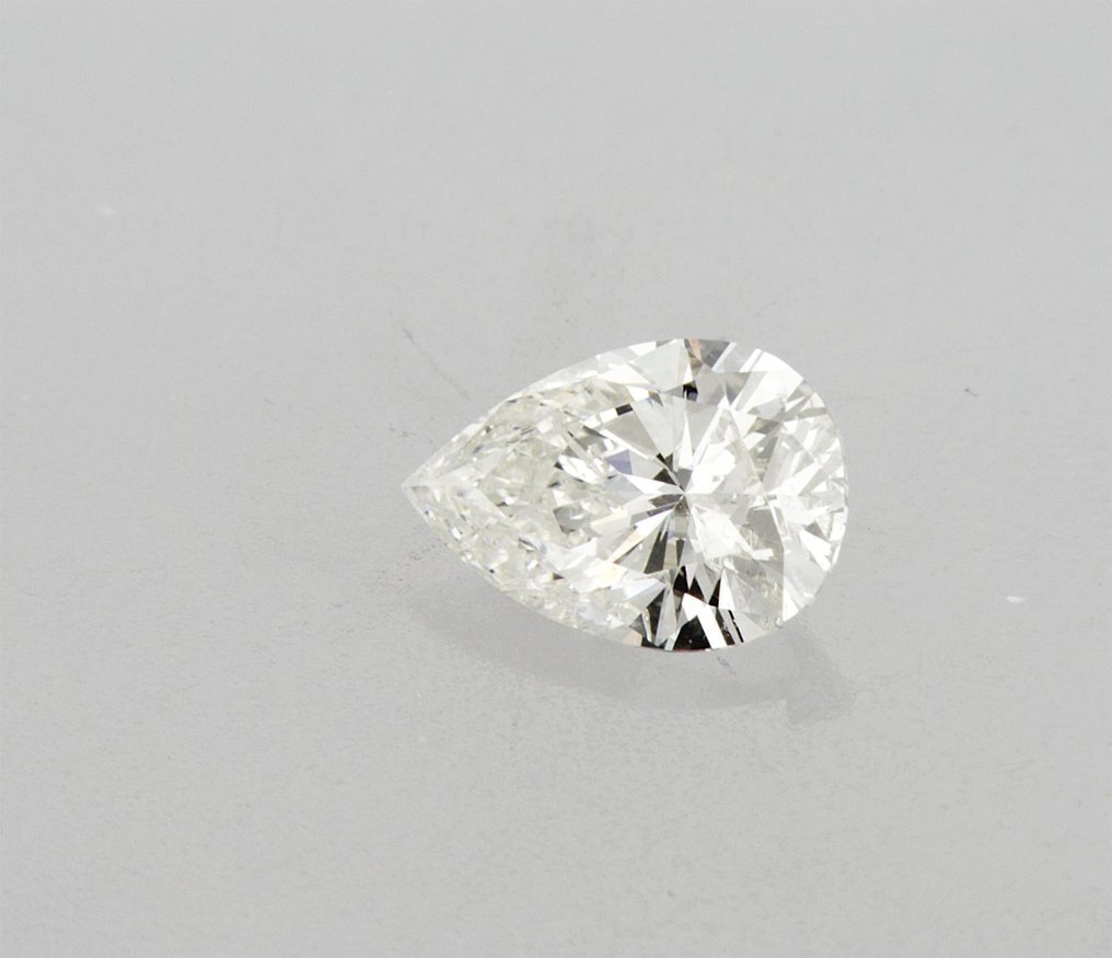1 pcs Diamond  (Natural)  - 1.17 ct - Pear - J - SI2 - International Gemological Institute (IGI) - IYD030 #1.0