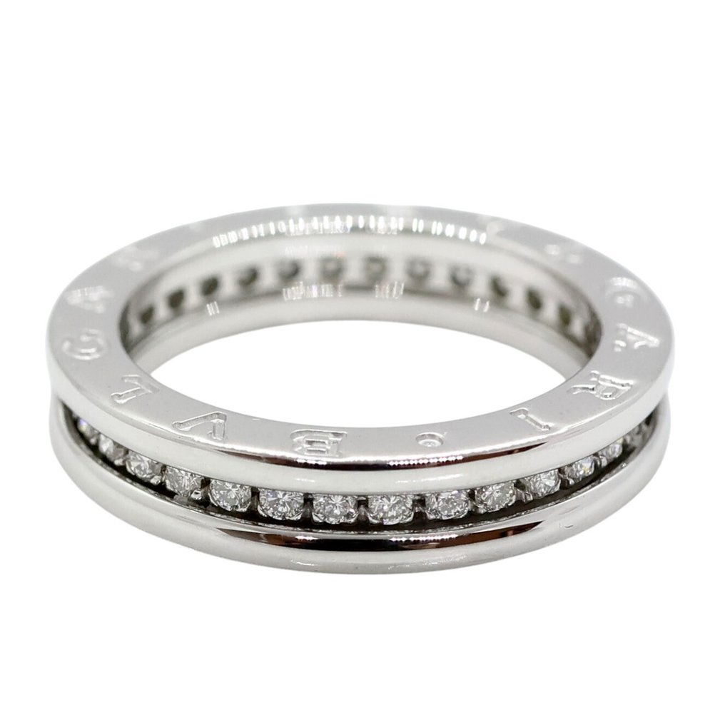 Bvlgari - 戒指 - B.zero 1 - 18 克拉 白金 - pavé diamonds #3.2